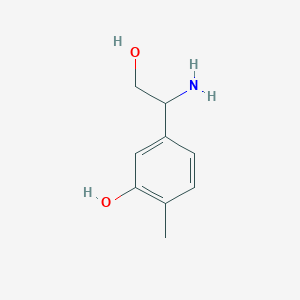 5-(1-Amino-2-hydroxyethyl)-2-methylphenol