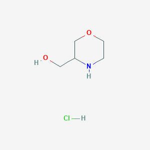 molecular formula C5H12ClNO2 B1358618 吗啉-3-甲醇盐酸盐 CAS No. 955400-09-6