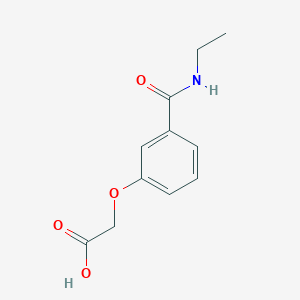 2-(3-(Ethylcarbamoyl)phenoxy)acetic acid