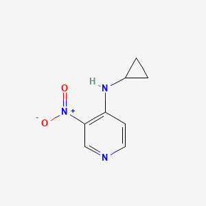 B1358630 N-Cyclopropyl-3-nitropyridin-4-amine CAS No. 380605-28-7