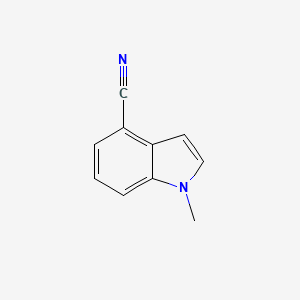 molecular formula C10H8N2 B1358645 1-甲基-1H-吲哚-4-碳腈 CAS No. 628711-58-0