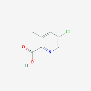 molecular formula C7H6ClNO2 B1358647 5-氯-3-甲基吡啶-2-羧酸 CAS No. 886365-46-4