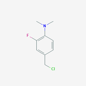 4-(chloromethyl)-2-fluoro-N,N-dimethylaniline