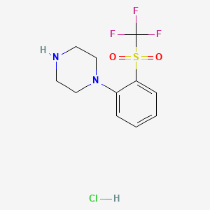 1-(2-Trifluoromethanesulfonylphenyl)piperazinehydrochloride