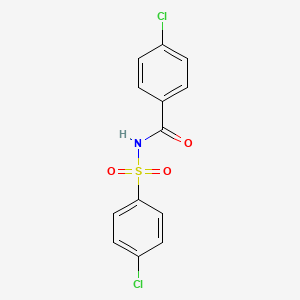 4-Chloro-N-[(4-chlorophenyl)sulfonyl]benzamide