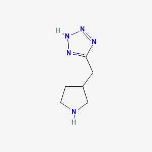 5-[(pyrrolidin-3-yl)methyl]-2H-1,2,3,4-tetrazole