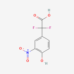 2,2-Difluoro-2-(4-hydroxy-3-nitrophenyl)acetic acid