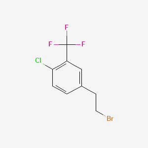 4-(2-Bromoethyl)-1-chloro-2-(trifluoromethyl)benzene