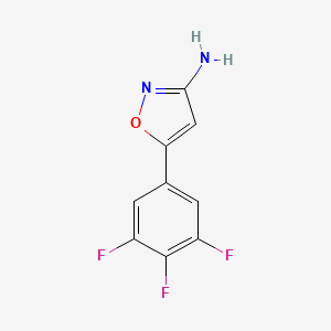 5-(3,4,5-Trifluorophenyl)isoxazol-3-amine