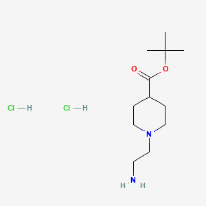 Tert-butyl1-(2-aminoethyl)piperidine-4-carboxylatedihydrochloride