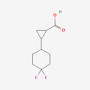 2-(4,4-Difluorocyclohexyl)cyclopropanecarboxylic Acid