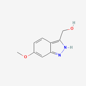 B1358678 (6-Methoxy-1H-indazol-3-yl)methanol CAS No. 518990-05-1