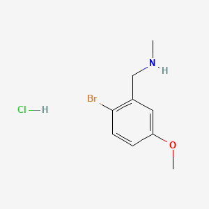 [(2-Bromo-5-methoxyphenyl)methyl](methyl)aminehydrochloride