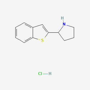 2-(1-Benzothiophen-2-yl)pyrrolidinehydrochloride