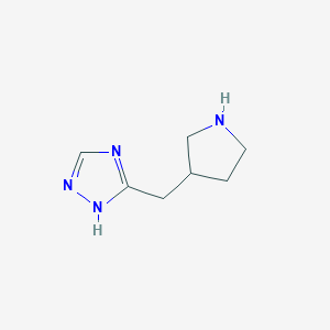 3-(pyrrolidin-3-ylmethyl)-1H-1,2,4-triazole