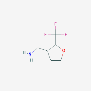 [2-(Trifluoromethyl)oxolan-3-yl]methanamine