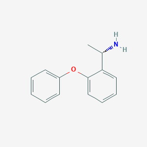 (1S)-1-(2-phenoxyphenyl)ethan-1-amine