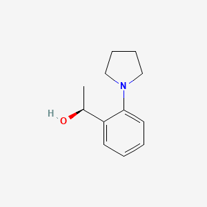 (S)-1-(2-(Pyrrolidin-1-yl)phenyl)ethan-1-ol