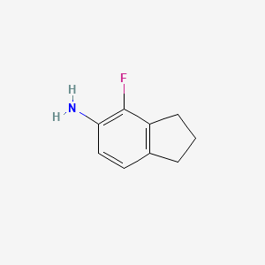 4-fluoro-2,3-dihydro-1H-inden-5-amine