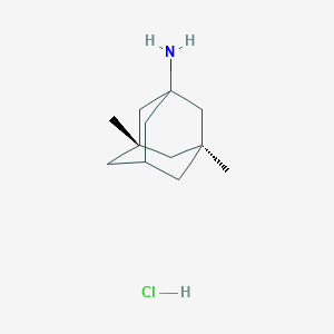 molecular formula C12H22ClN B13586884 (1S,3S,5S)-3,5-dimethyladamantan-1-amine hydrochloride 