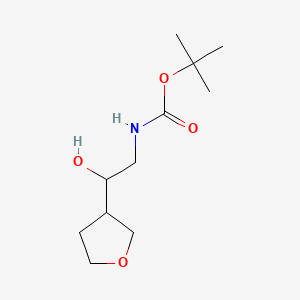 tert-Butyl (2-hydroxy-2-(tetrahydrofuran-3-yl)ethyl)carbamate