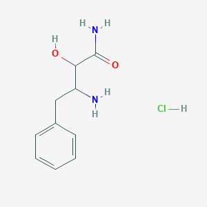B1358714 3-Amino-2-hydroxy-4-phenylbutanamide hydrochloride CAS No. 247062-03-9