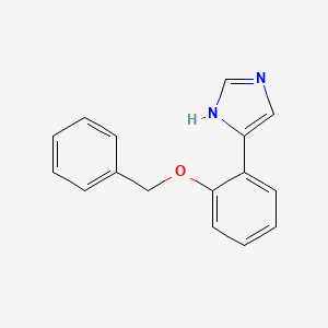 4-(2-(Benzyloxy)phenyl)-1H-imidazole