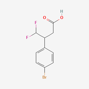 3-(4-Bromophenyl)-4,4-difluorobutanoic acid