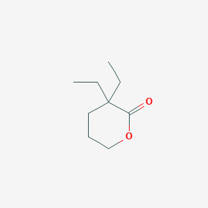 3,3-Diethyloxan-2-one