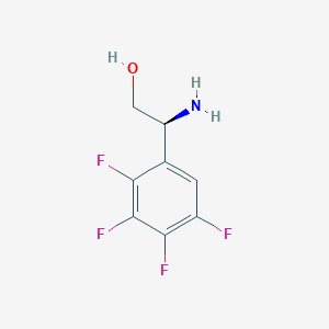 (s)-2-Amino-2-(2,3,4,5-tetrafluorophenyl)ethan-1-ol