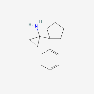 1-(1-Phenylcyclopentyl)cyclopropan-1-amine