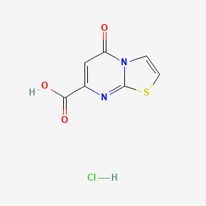 5-oxo-5H-[1,3]thiazolo[3,2-a]pyrimidine-7-carboxylicacidhydrochloride