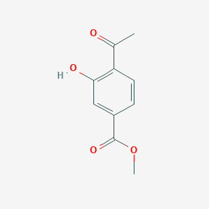 molecular formula C10H10O4 B1358726 Methyl 4-acetyl-3-hydroxybenzoate CAS No. 478169-69-6