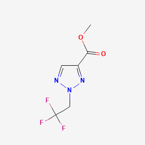 methyl2-(2,2,2-trifluoroethyl)-2H-1,2,3-triazole-4-carboxylate