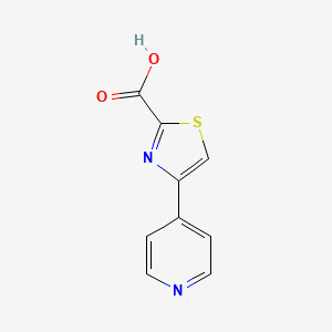 molecular formula C9H6N2O2S B1358734 4-Pyridin-4-yl-1,3-thiazole-2-carboxylic acid CAS No. 59020-47-2