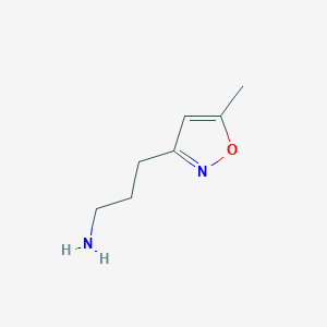 3-(5-Methyl-1,2-oxazol-3-YL)propan-1-amine