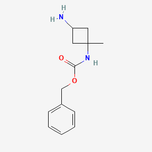 Benzyl (cis-3-amino-1-methylcyclobutyl)carbamate