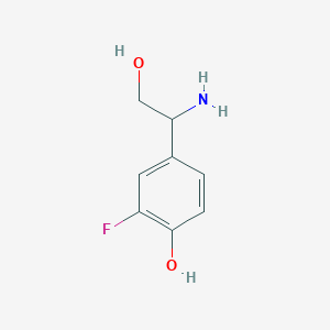 4-(1-Amino-2-hydroxyethyl)-2-fluorophenol