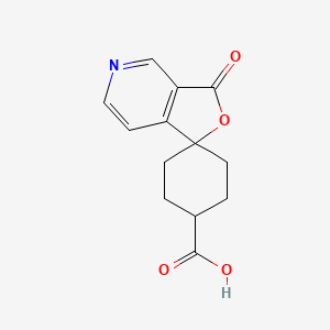 cis-3'-Oxo-spiro[cyclohexane-1,1'(3'H)-furo[3,4-c]pyridine]-4-carboxylic acid