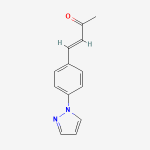 4-(4-(1h-Pyrazol-1-yl)phenyl)but-3-en-2-one