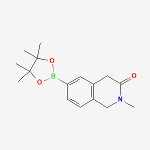 2-Methyl-6-(4,4,5,5-tetramethyl-1,3,2-dioxaborolan-2-yl)-1,2,3,4-tetrahydroisoquinolin-3-one