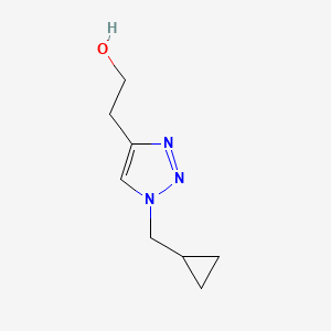 2-(1-(Cyclopropylmethyl)-1h-1,2,3-triazol-4-yl)ethan-1-ol