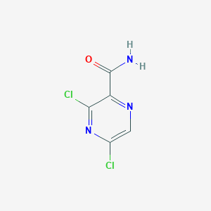 molecular formula C5H3Cl2N3O B1358749 3,5-Dichloropyrazine-2-carboxamide CAS No. 312736-50-8