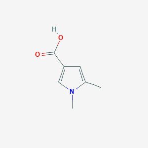 molecular formula C7H9NO2 B1358750 1,5-二甲基-1H-吡咯-3-甲酸 CAS No. 1445950-80-0