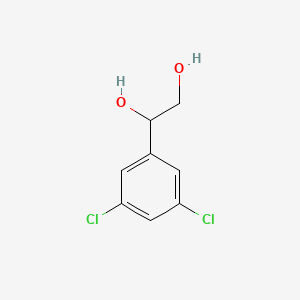 molecular formula C8H8Cl2O2 B13587502 1-(3,5-Dichlorophenyl)ethane-1,2-diol CAS No. 1556048-27-1