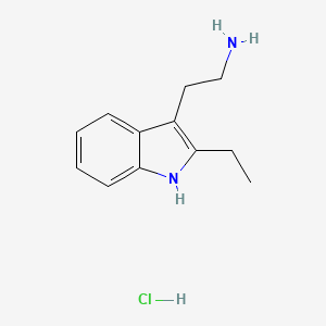 2-(2-ethyl-1H-indol-3-yl)ethan-1-aminehydrochloride