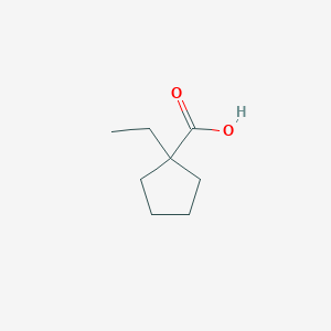 molecular formula C8H14O2 B1358754 1-Ethylcyclopentane-1-carboxylic acid CAS No. 17206-19-8