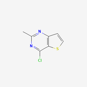 molecular formula C7H5ClN2S B1358755 4-Chloro-2-methylthieno[3,2-d]pyrimidine CAS No. 319442-16-5