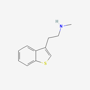 BENZO(b)THIOPHENE-3-ETHYLAMINE, N-METHYL-