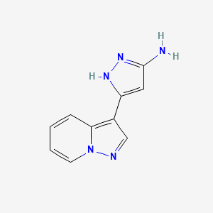 5-(Pyrazolo[1,5-a]pyridin-3-yl)-1H-pyrazol-3-amine